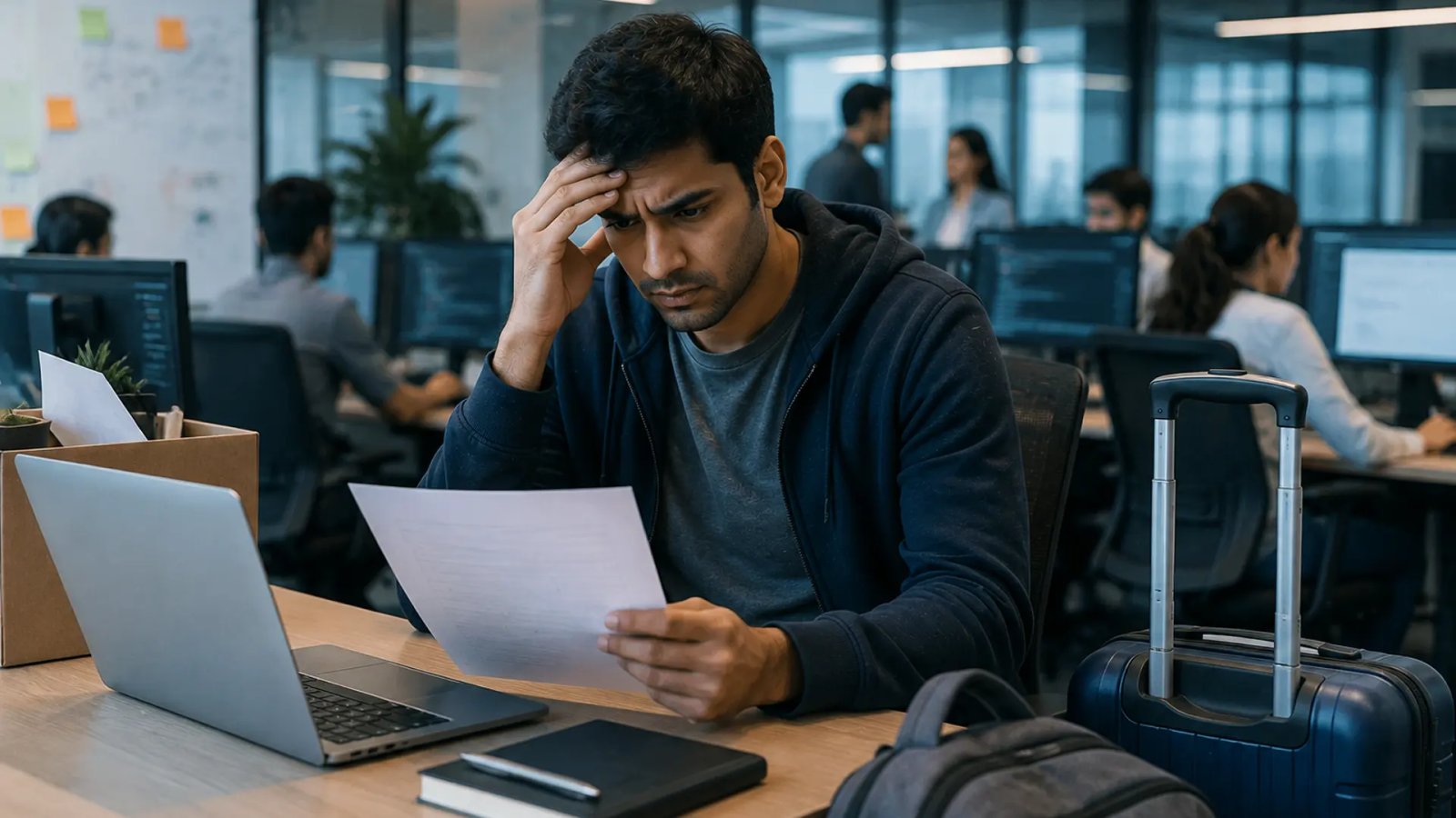 Software developer facing uncertainty after Oracle revokes job offer days before scheduled joining date.